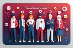 Fashion Content Across Generations: Multi-demographic Strategies